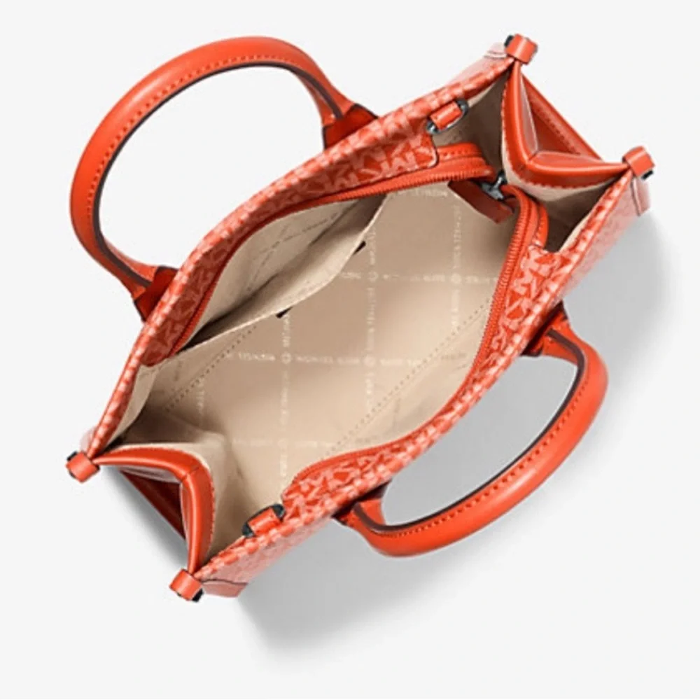 NWT Michael Kors Mirella Small Ombré Signature Print Mini Tote/Crossbody - Picture 2 of 7